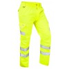 Leo Workwear Bideford Class 1 GO/RT Yellow Hi Vis Work Trousers Leo Workwear Bideford Class 1 GO/RT Yellow Hi Vis Work Trousers